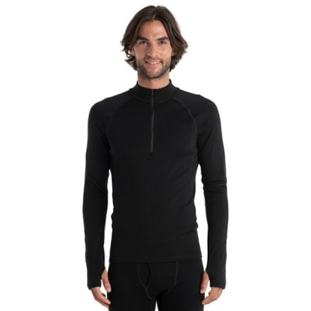 Icebreaker 300 MerinoFine Polar Long-Sleeve Half-Zip Thermal Base Layer Top - Men's 1