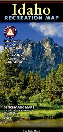 Benchmark Maps Idaho Recreation Map 0