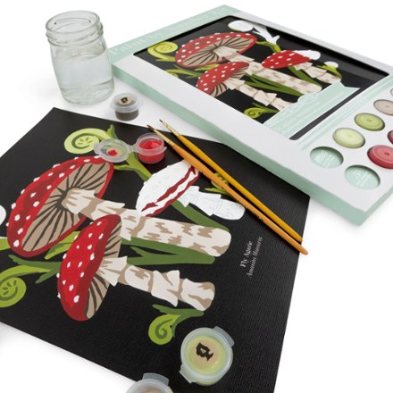 Elle Cree Fly Agaric Mushrooms Paint-by-Number Kit 2