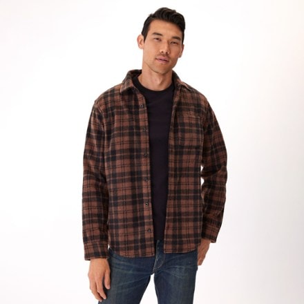 Threads 4 Thought El Paso Plaid Fleece Shirt Jacket - Men's 0