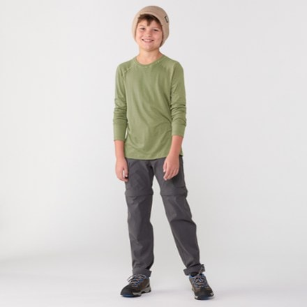 REI Co-op Merino Midweight Base Layer Crew Top - Kids' 3