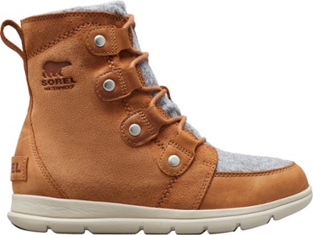 sorel women's explorer joan waterproof booties