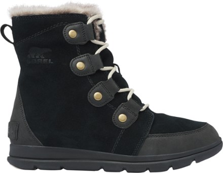 Sorel explorer hot sale joan boots black