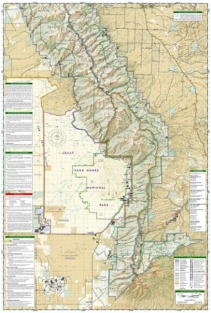 National Geographic Sangre De Cristo Mountains Trail Map 2