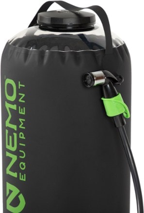 NEMO Helio LX Pressure Shower - 22 Liters Side view (Black)