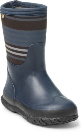 Bogs Stomper Varied Stripe Rain Boots - Kids' 3/4 view