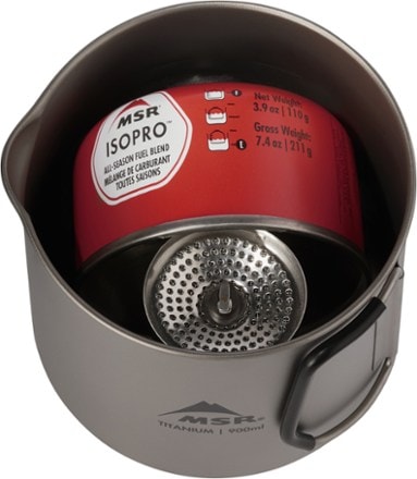 MSR Titan Kettle - 900 ml Stove and fuel canister not included