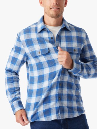 Fair Harbor Dunewood Ultra-Stretch Flannel Shirt - Men's 4