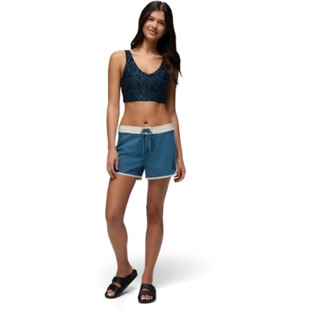 prAna Summer Wave Reversible Swimsuit Top - Women's BLACK SEAWEED (Bottoms not included)
