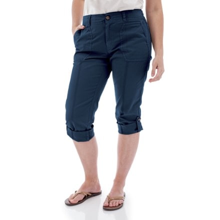 Aventura Delmar Organic Roll Tab Crop Pants - Women's 3
