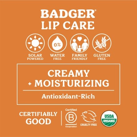 Badger Unscented Lip Butter Tin - 0.7 oz. 3