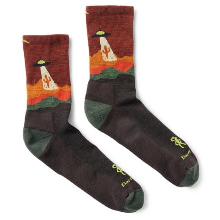 Darn Tough Spaced Out Micro Crew Lightweight Hiking Socks - Men's 1