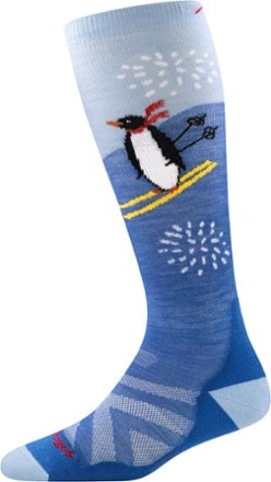 Darn Tough Penguin Peak Over-the-Calf Midweight Ski and Snowboard Socks - Kids' 1