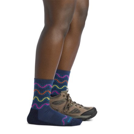 Darn Tough Wandering Stripe Crew Hiking Socks - Women's 1