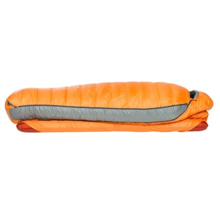 Big Agnes Torchlight EXP 30 Sleeping Bag Side panel open (sleeping pad not included)