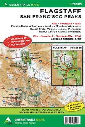 Green Trails Map 2800S - Flagstaff and San Francisco Peaks 0