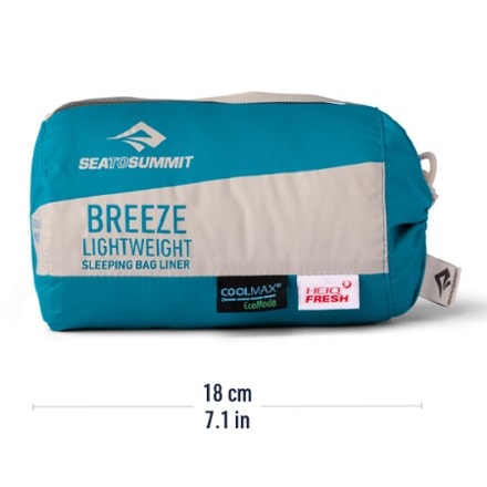 Sea to Summit Breeze Lightweight Sleeping Bag Liner With Insect Shield 6