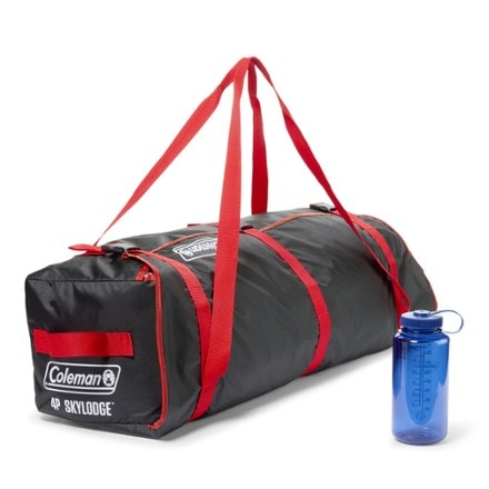 Coleman Skylodge 4-Person Instant Camping Tent Stuff sack (32 fl. oz. water bottle not included)