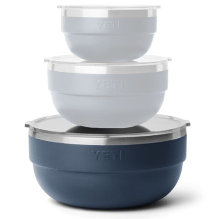 YETI Rambler Bowl - Large Large bowl shown on bottom (other two sizes not included)