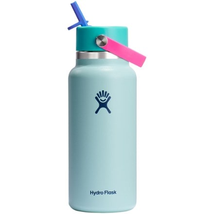 Hydro Flask Wide-Mouth Vacuum Water Bottle with Flex Straw Cap - 32 fl. oz. - Limited Edition 0