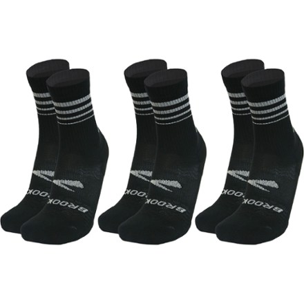 Brooks Run-In Crew Socks - 3 Pairs 0