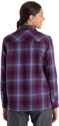 Icebreaker Merino 200 Dawnder Long-Sleeve Flannel Plaid Shirt - Women's 2