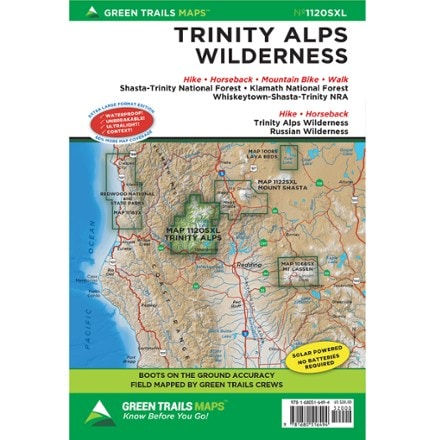 Green Trails Map 1120SXL - Trinity Alps Wilderness 0