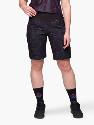 SHREDLY Limitless 11" Stretch Waistband High-Rise Bike Shorts - Women's 1