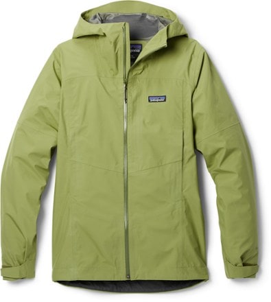 Patagonia Boulder Fork Rain Jacket Women s Buckhorn Green L