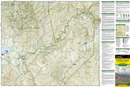 National Geographic Salt River Canyon Topographic Map 2