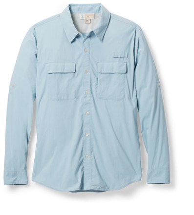 Exofficio SS Button Up, Blue Plaid, Men's S – Second Gear WNC