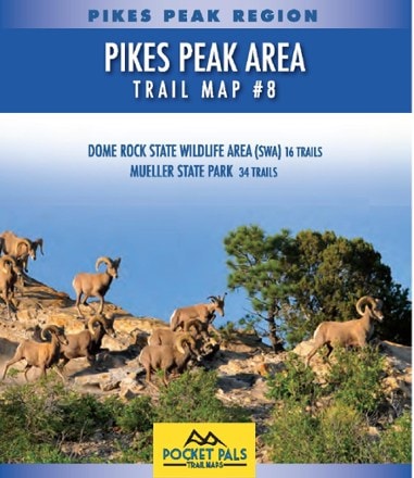 Pocket Pals Trail Maps Pikes Peak Region: Pikes Peak Area Trail Map #8 0