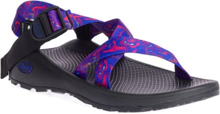 blue and pink chacos