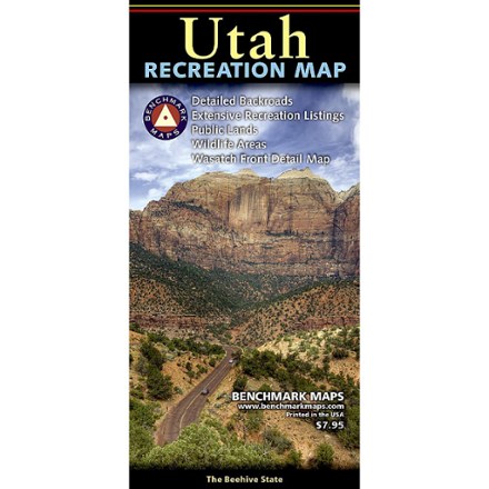 Benchmark Maps Utah Recreation Map 0