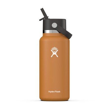 Hydro Flask Wide-Mouth Vacuum Water Bottle with Flex Straw Cap - 32 fl. oz. 0