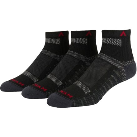 Wigwam Ultra Cool-Lite Quarter Socks - 3 Pairs 0