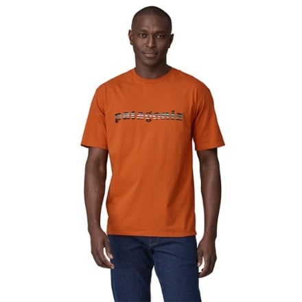 Patagonia 73 Text Logo Organic T-Shirt - Men's 1