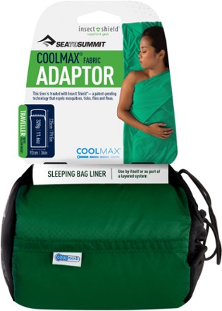 Sea to Summit Adaptor COOLMAX Traveller Sleeping Bag Liner with Insect Shield 3