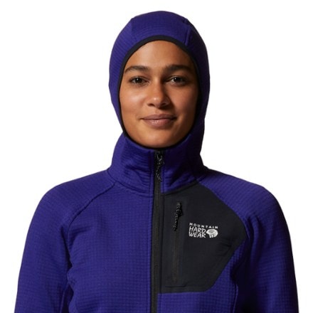 Mountain Hardwear Polartec Power Grid Full-Zip Fleece Hoodie - Women's 3