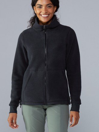 women's casual fleece jacket