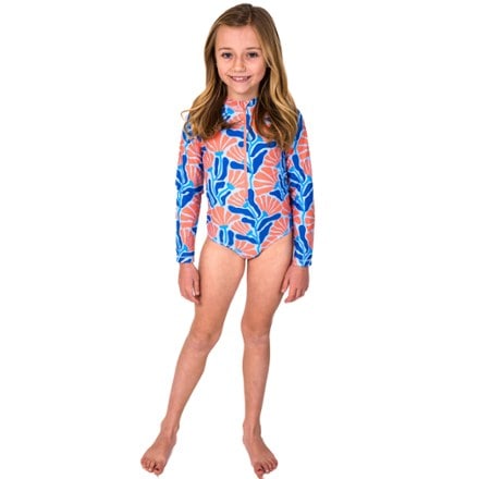 Lake Label Long Sleeve One-Piece Swimsuit - Kids' 3