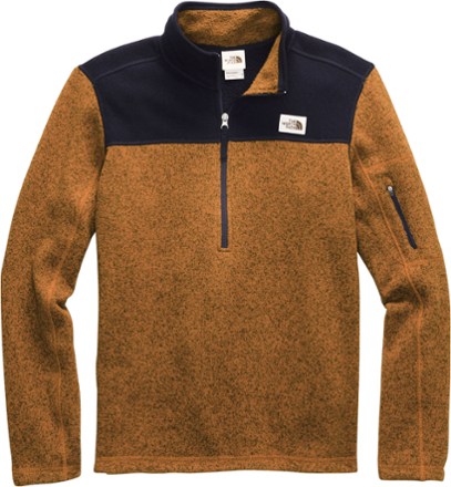 mens north face quarter zip pullover