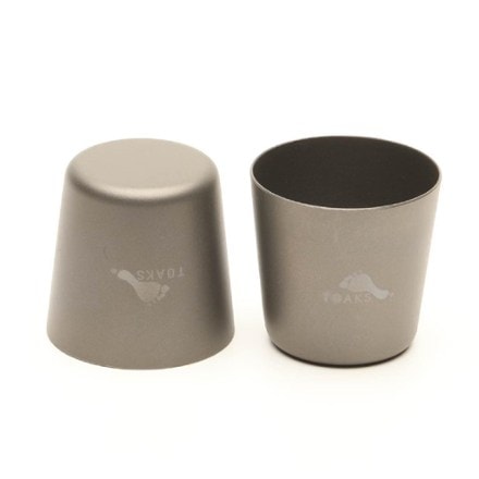 TOAKS Titanium Shot Glasses - Package of 2 2