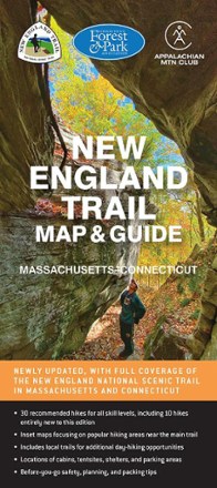 AMC New England Trail Map & Guide: Massachusetts-Connecticut - 2nd Edition 0