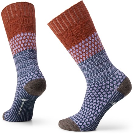 Smartwool Everyday Popcorn Cable Full Cushion Crew Socks 0