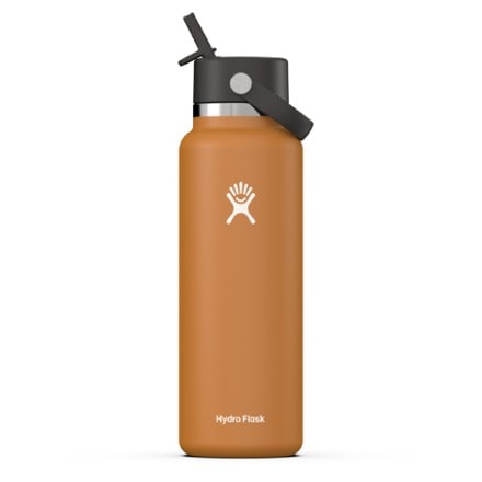 Hydro Flask Wide-Mouth Vacuum Water Bottle with Flex Straw Cap - 40 fl. oz. 0