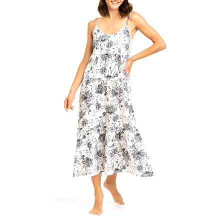 Threads 4 Thought Gina Floral Gauze Maxi Dress 0