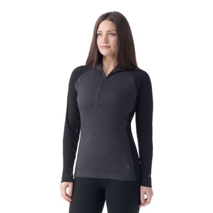 Smartwool Classic Thermal Merino Half-Zip Base Layer Hoodie - Women's 1