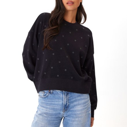 Threads 4 Thought Naia Metallic Dot Print Terry Pullover - Women's 0