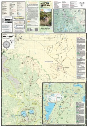 Adventure Maps Bend OR Trail Map 1